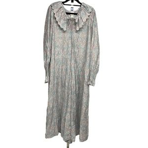 H&M oversized long prairie dress size small